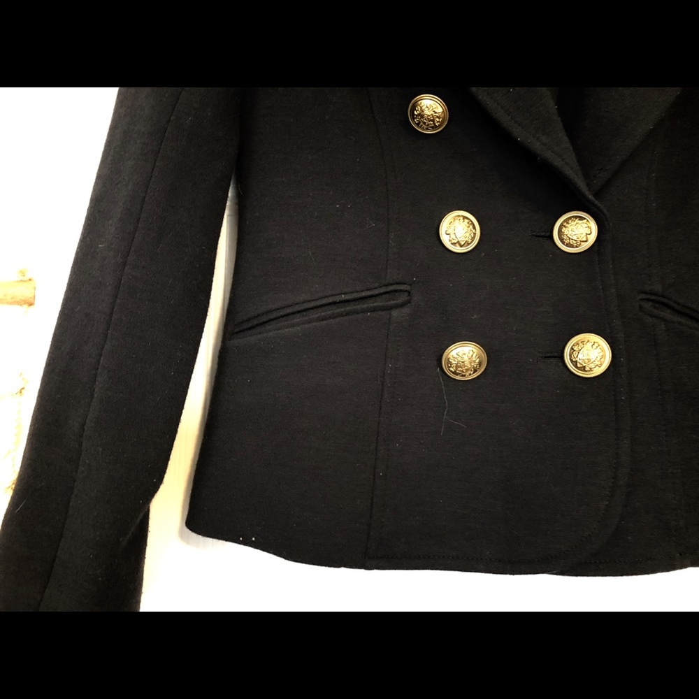 Navy Color Coat Jacket - Picture 2 of 5